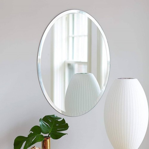Oval frameless inch - oval,