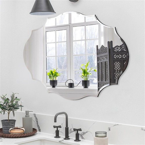 Scalloped edged oval - scalloped, wall